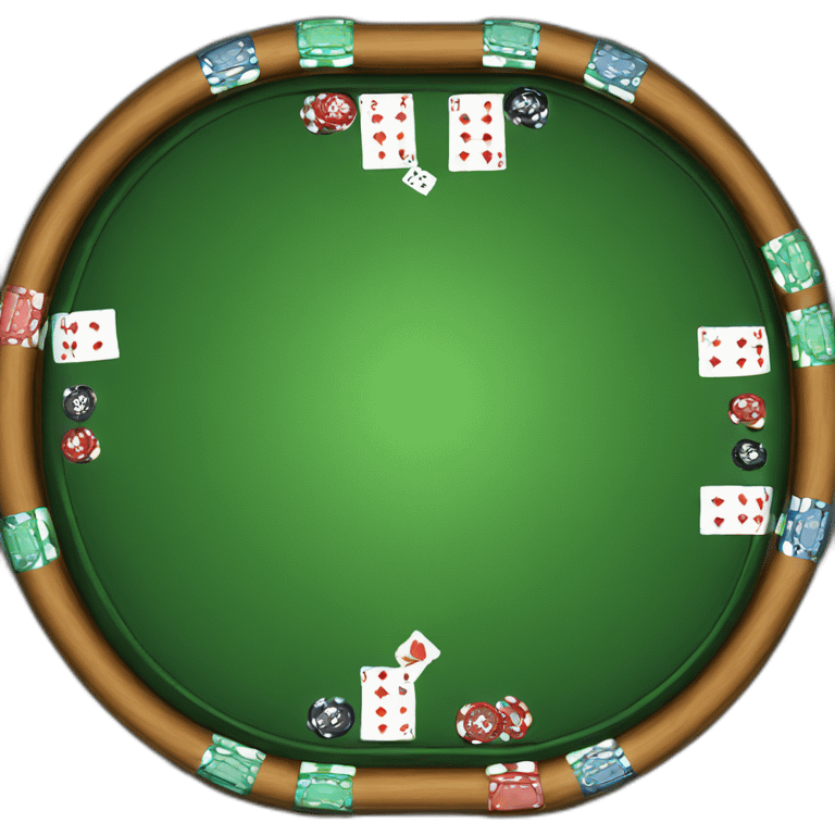 Poker table emoji