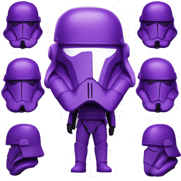 Sith trooper purple emoji