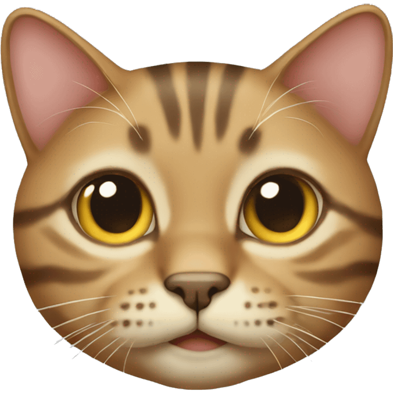 Tabby full cat emoji