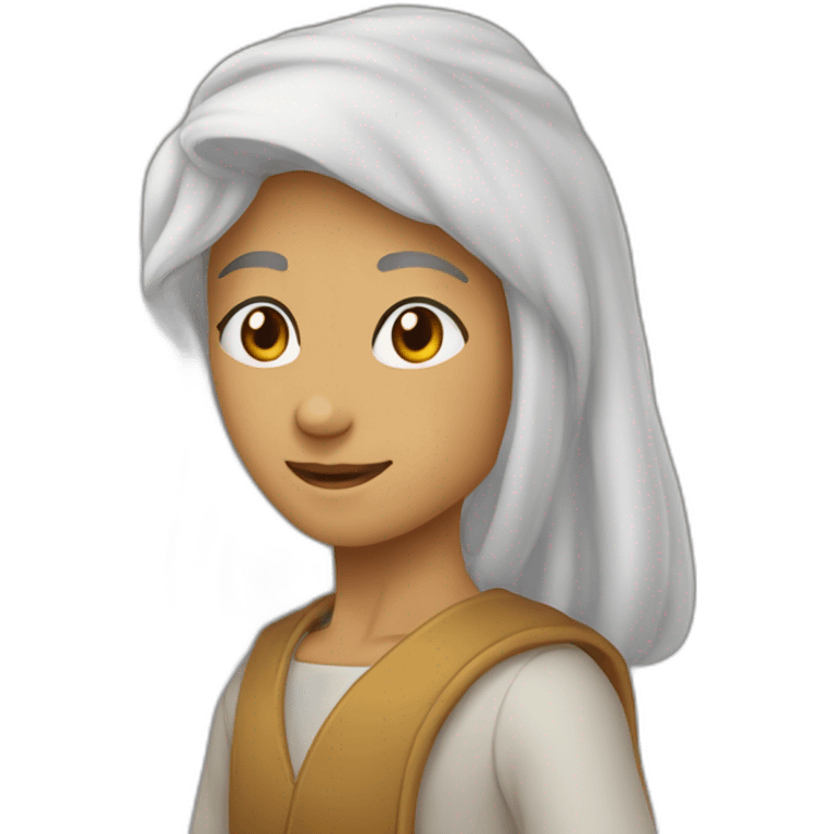 رجل في الفضاء يجلس فوق كوكب المشتري ينظر الى اللأرض emoji