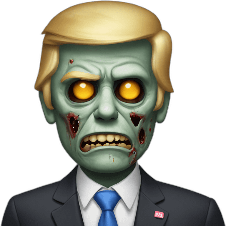 zombie donald trump emoji