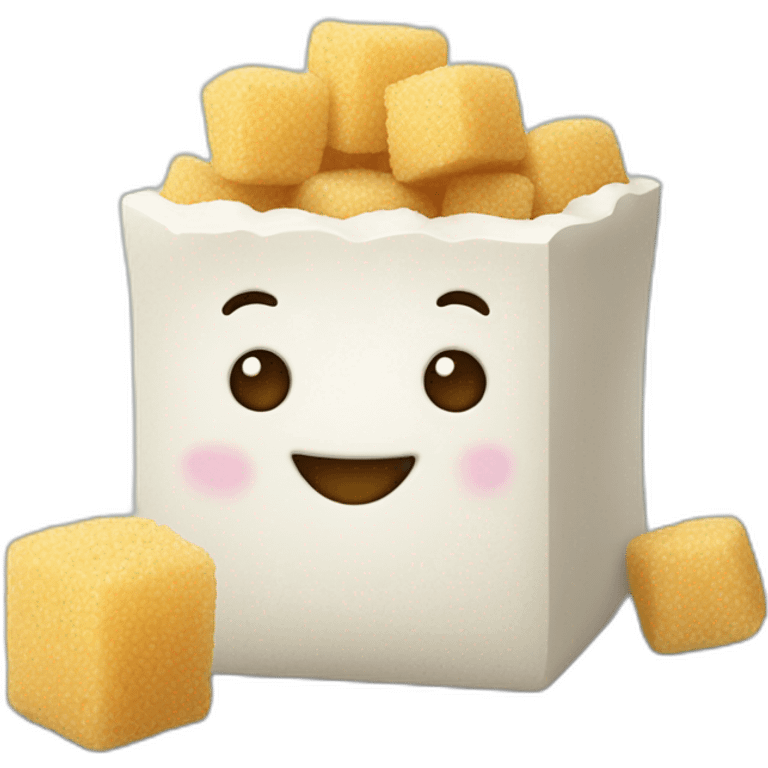 Sugar cubes and crumbles emoji