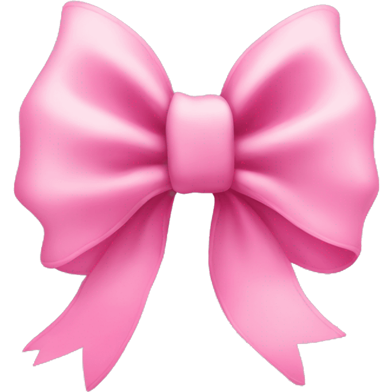 Cute pink bow emoji