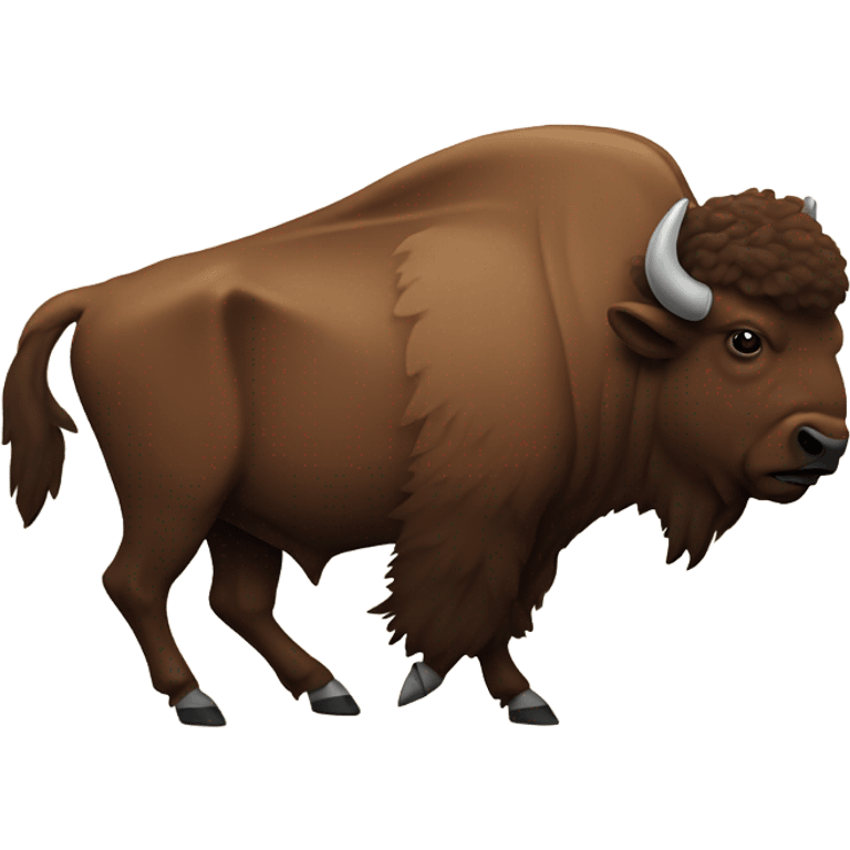 Bison mascot Hoosier  emoji