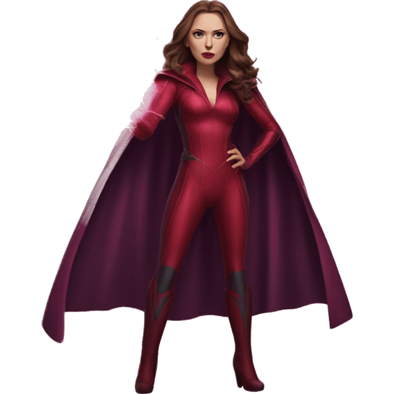 The scarlet witch marvel emoji