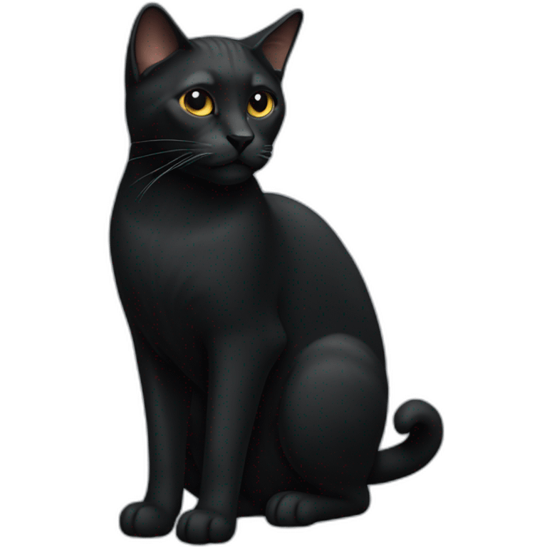 black-cat-full-body-with-cropped-tail emoji