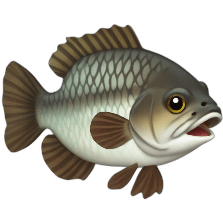 Racoon fish emoji