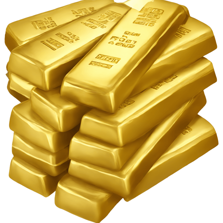 stack of gold bars emoji