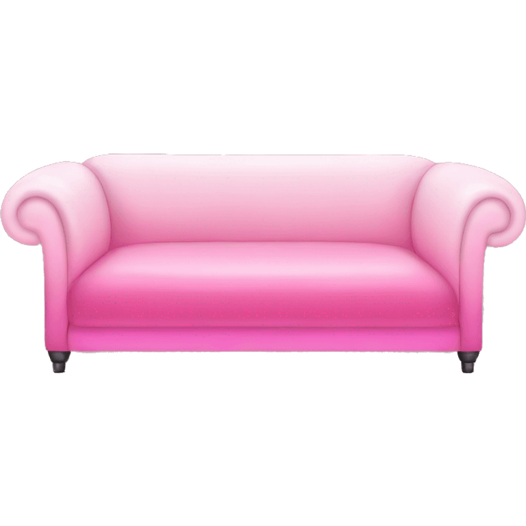 Pink ombre couch with glitter and pillows  emoji