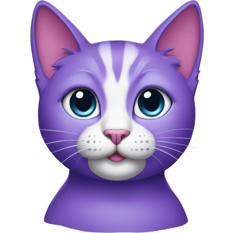 purple cat emoji