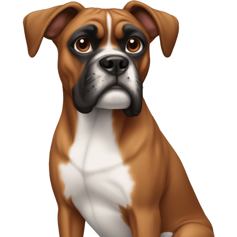 Boxer dog  emoji