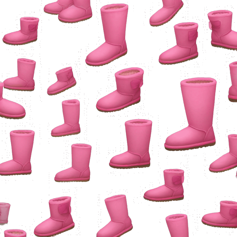 Pink Ugg boots emoji