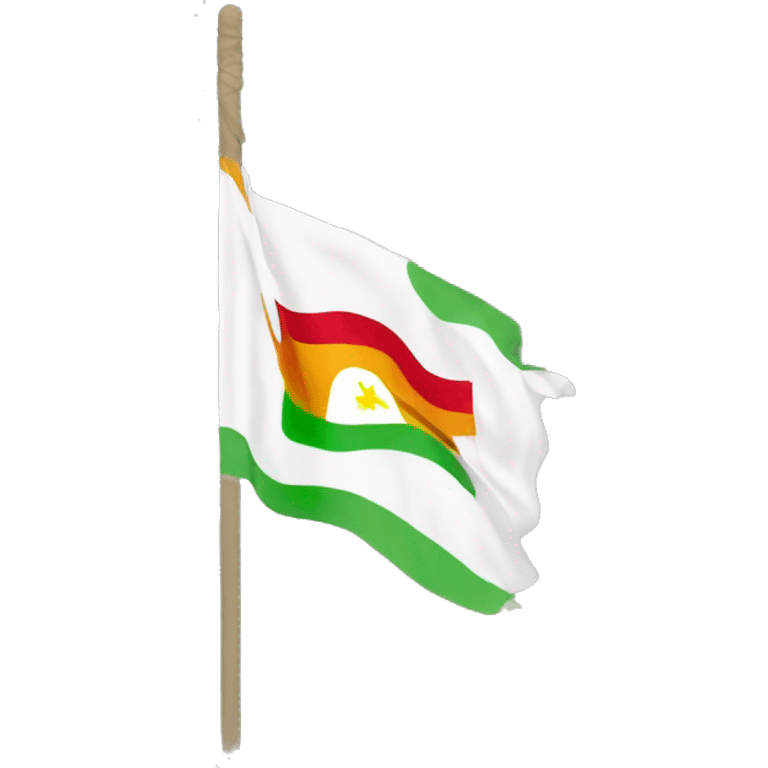 Drapeau ezidi emoji