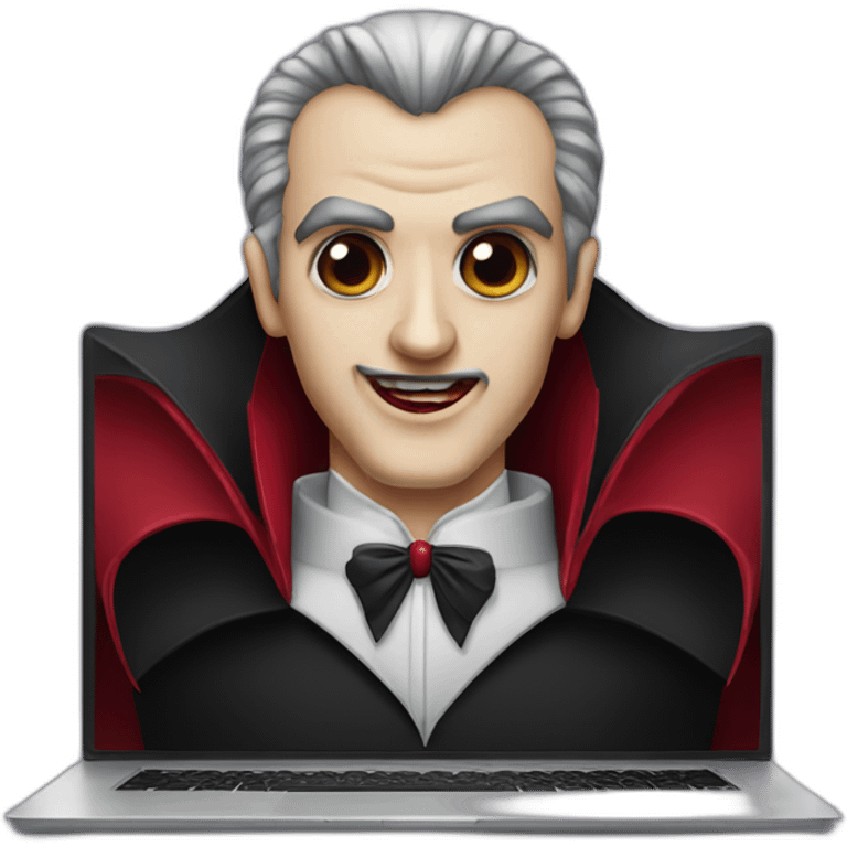 dracula designer laptop emoji