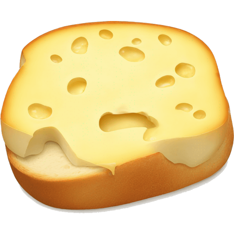 French cheese on bread emoji