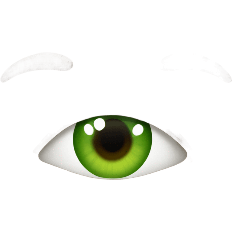 Femme brune clair au yeux vert emoji