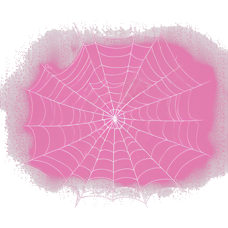 pink spider web emoji