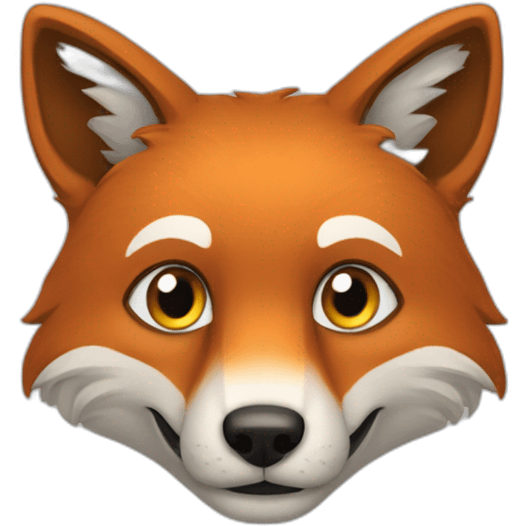 Renard qui rigole emoji