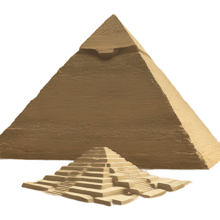 Vinyl record into Egypt pyramid emoji