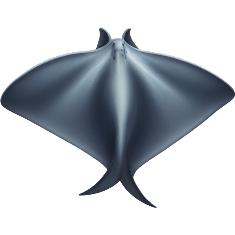 stingray manta fish with sting tail emoji