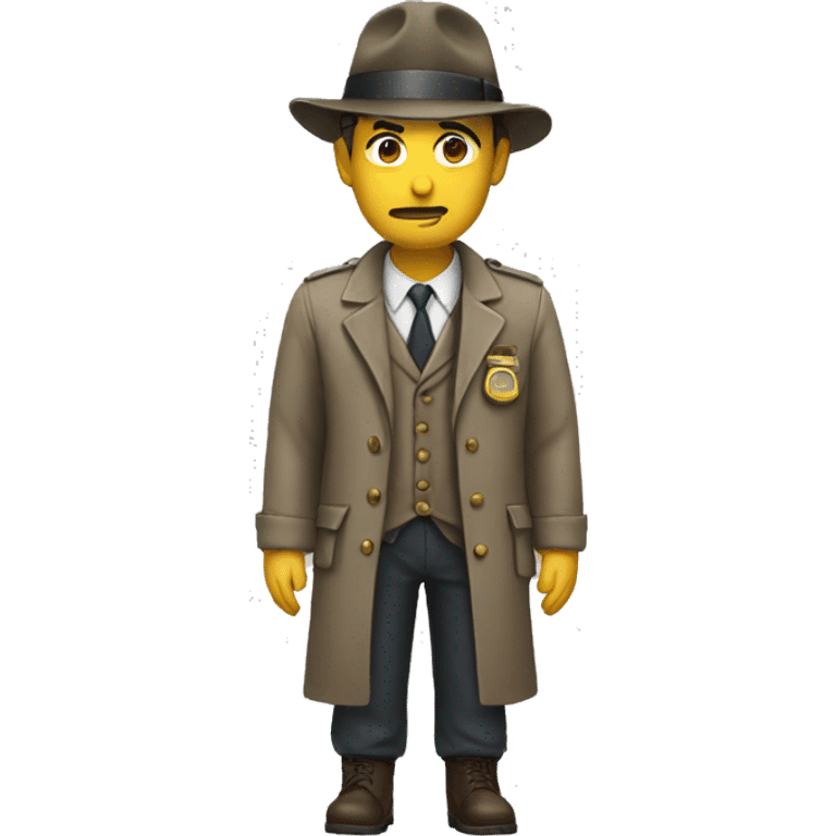 detective pensando  emoji