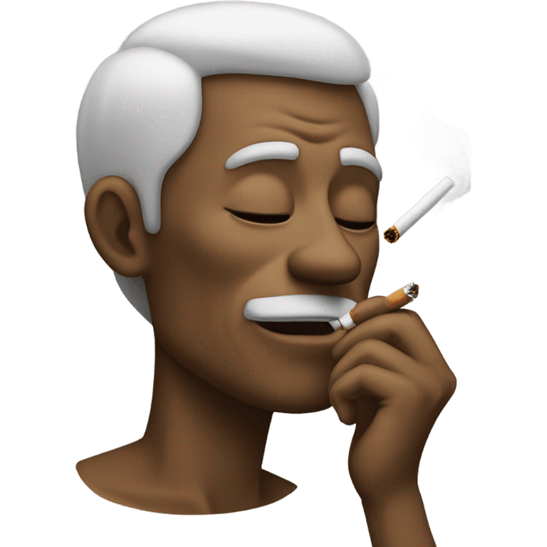 Dude smoking emoji