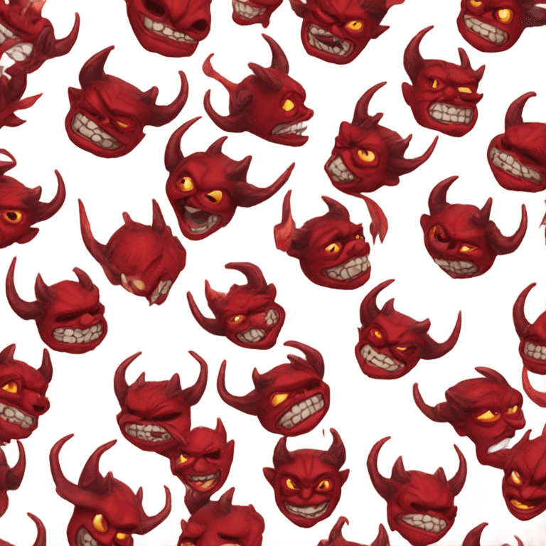 Devil but good emoji