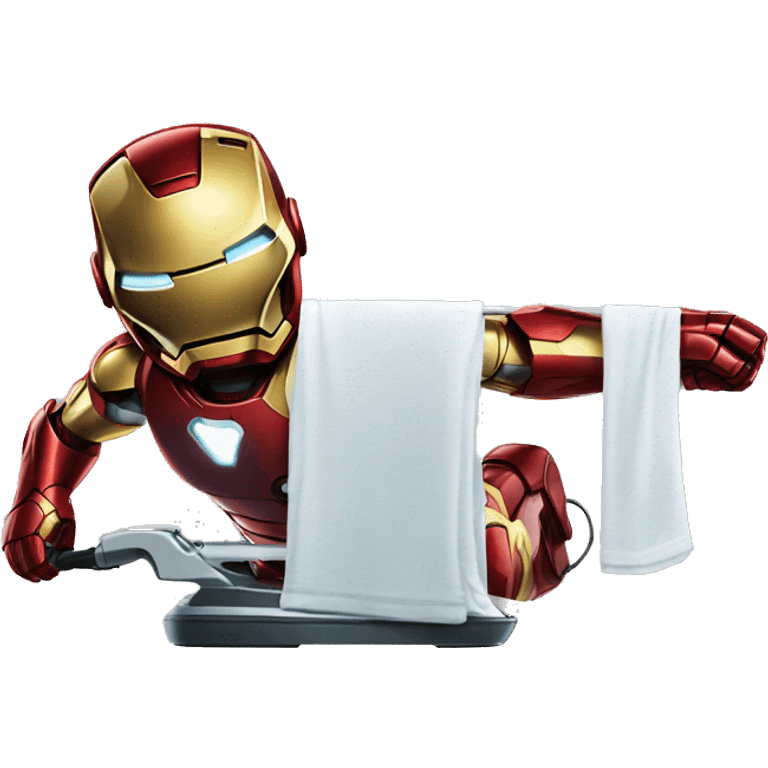 ironman ironing clothes emoji