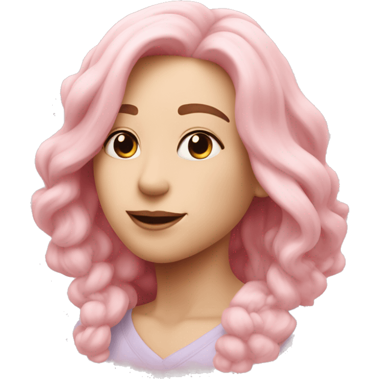 Cœur pastel rose emoji