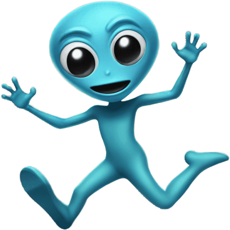 dancing alien emoji