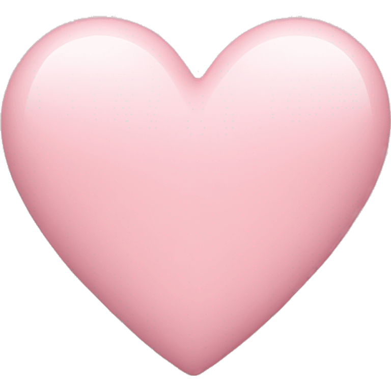 Light pink heart emoji