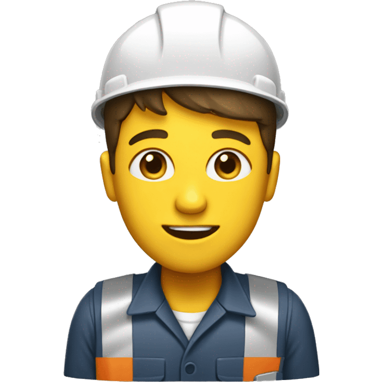 worker with hardhat emoji