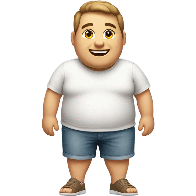 Fat guy  emoji