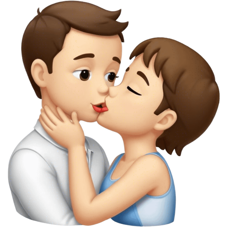 And and dec kissing emoji