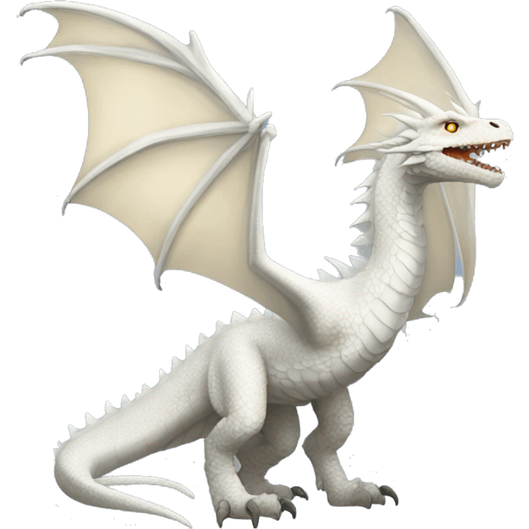 viserion dragon white wings emoji