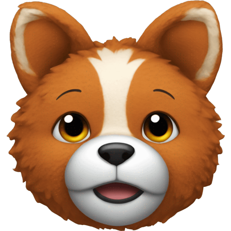 Teddy with fox ears emoji