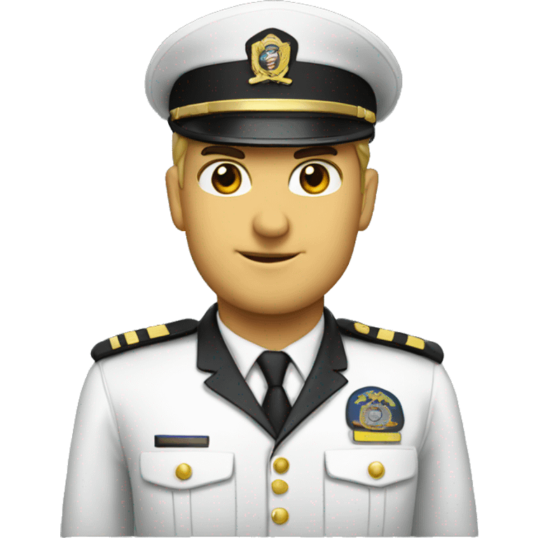 Second officer emoji