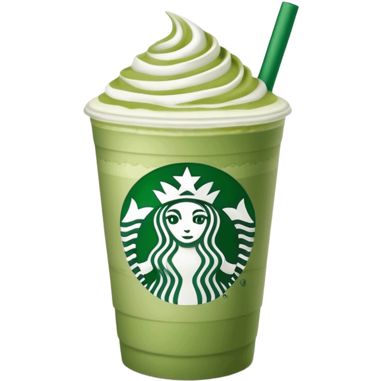 Matcha latte de Starbucks emoji