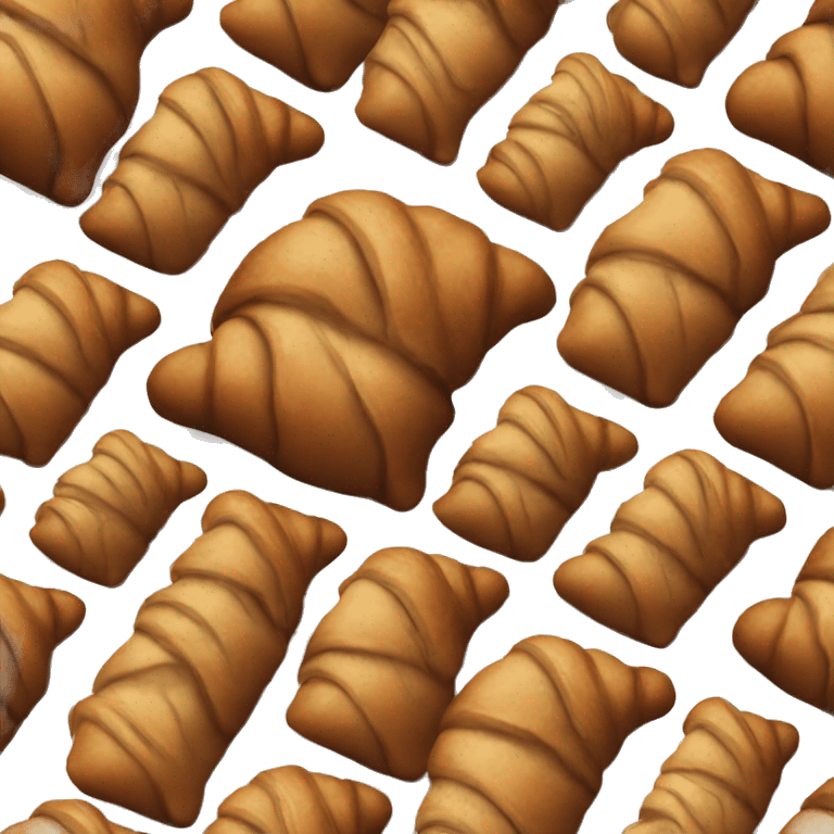 Chocolate croissant emoji