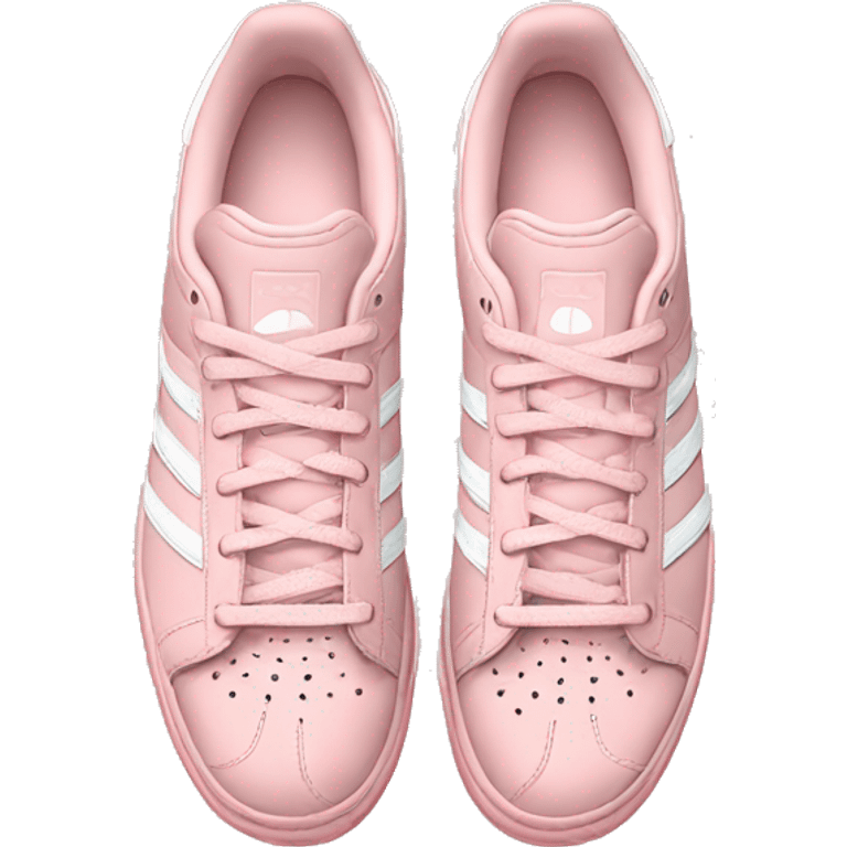 pastel pink adidas sneakers emoji