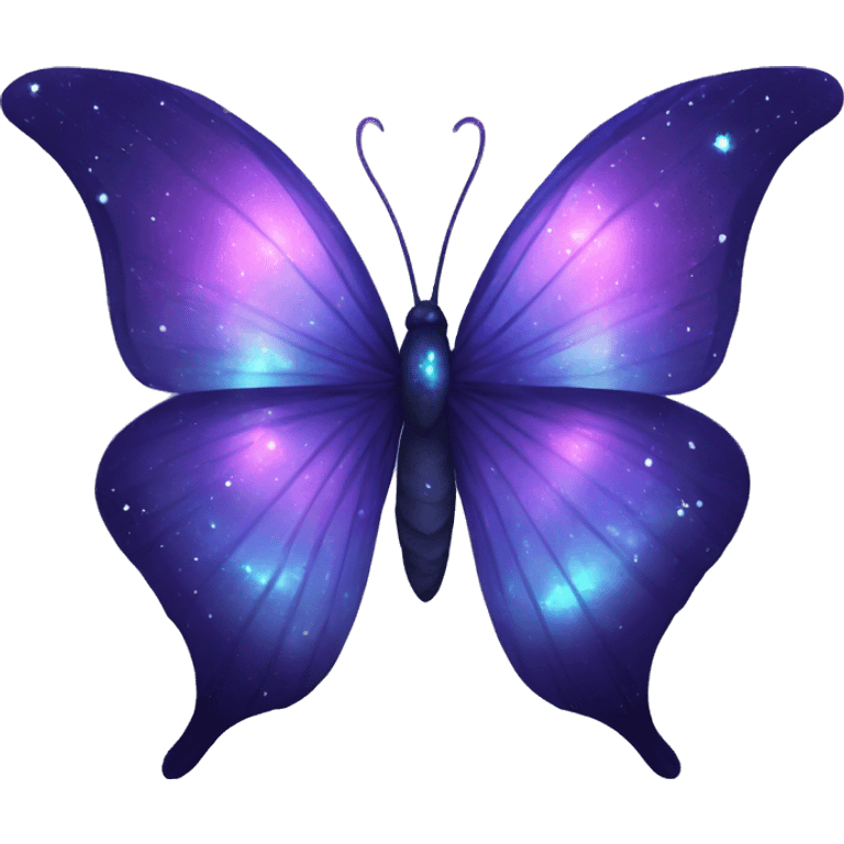 Nebula Crystal Butterfly emoji