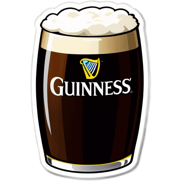 Rugby ball drinking a Guinness  emoji