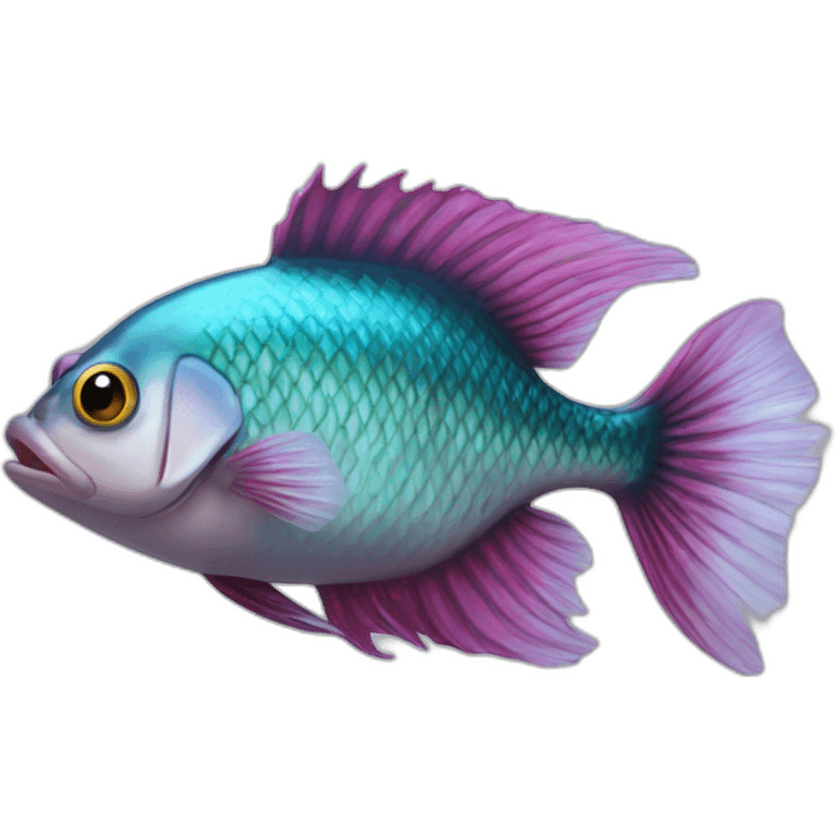 ultra magnifiscent fish emoji