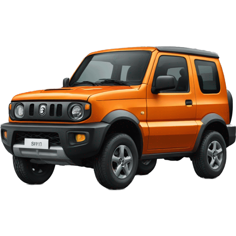 car susuki jimny orange emoji