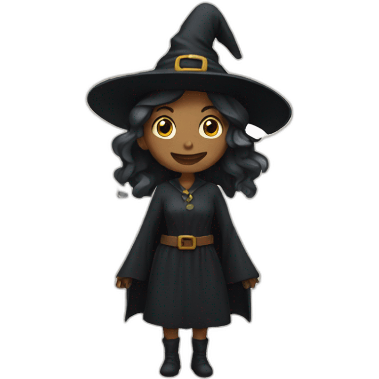 A witch in a shop emoji