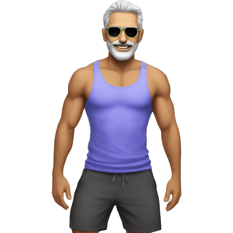 raver dad fitness persian 40s emoji