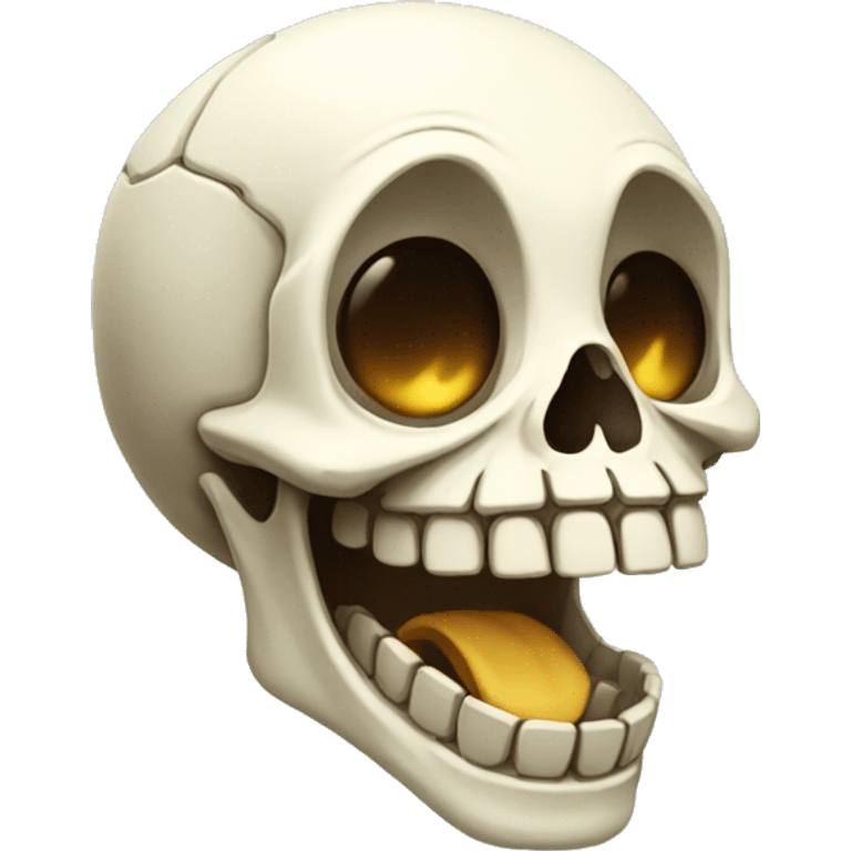 Laughing skeleton  emoji