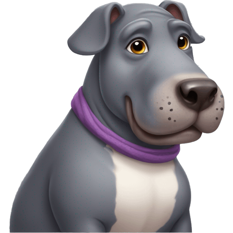 hippo dog emoji