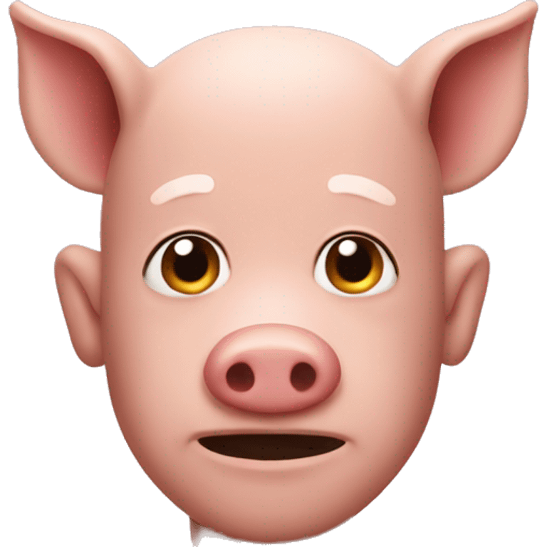 Pig man emoji