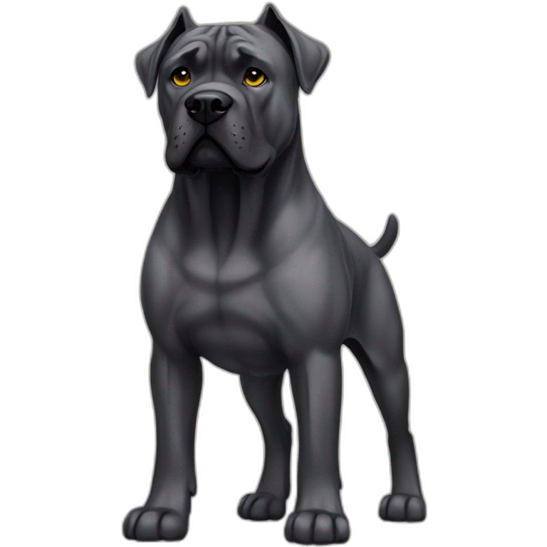 Dog Cane Corso full body emoji